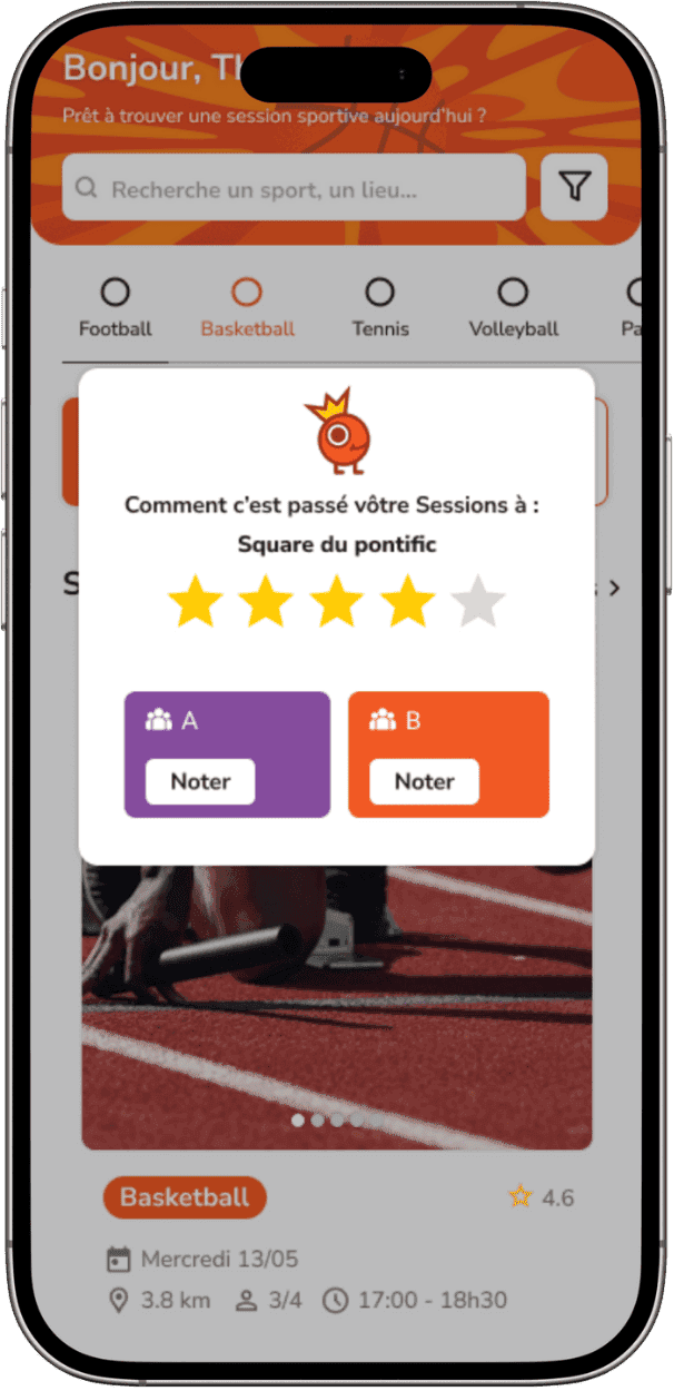 Évaluation après match