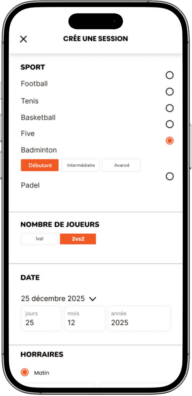 Filtres de recherche
